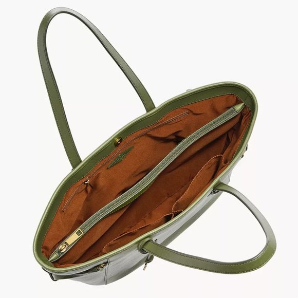 Fossil Charli Leather Tote - Green - Picture 3 of 5